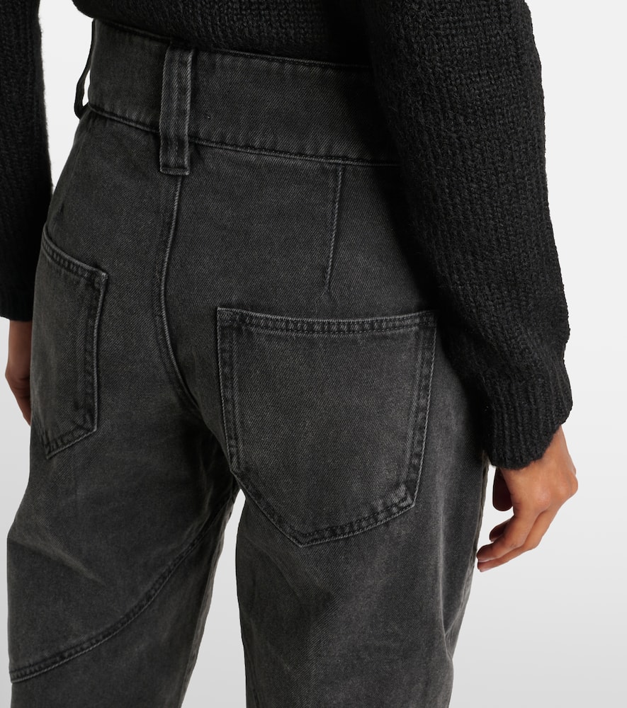 Catarina panelled tapered jeans