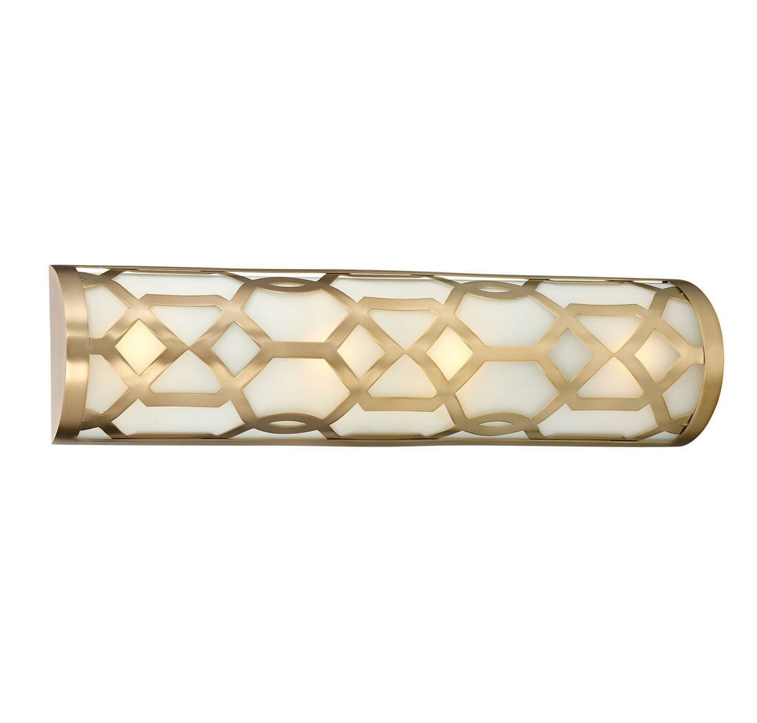Libby Langdon for Jennings 24" Bathroom Vanity Light in Aged Bra