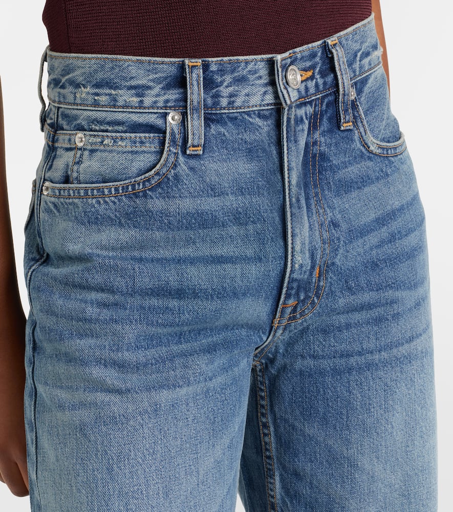 Cassie faded wide-leg jeans