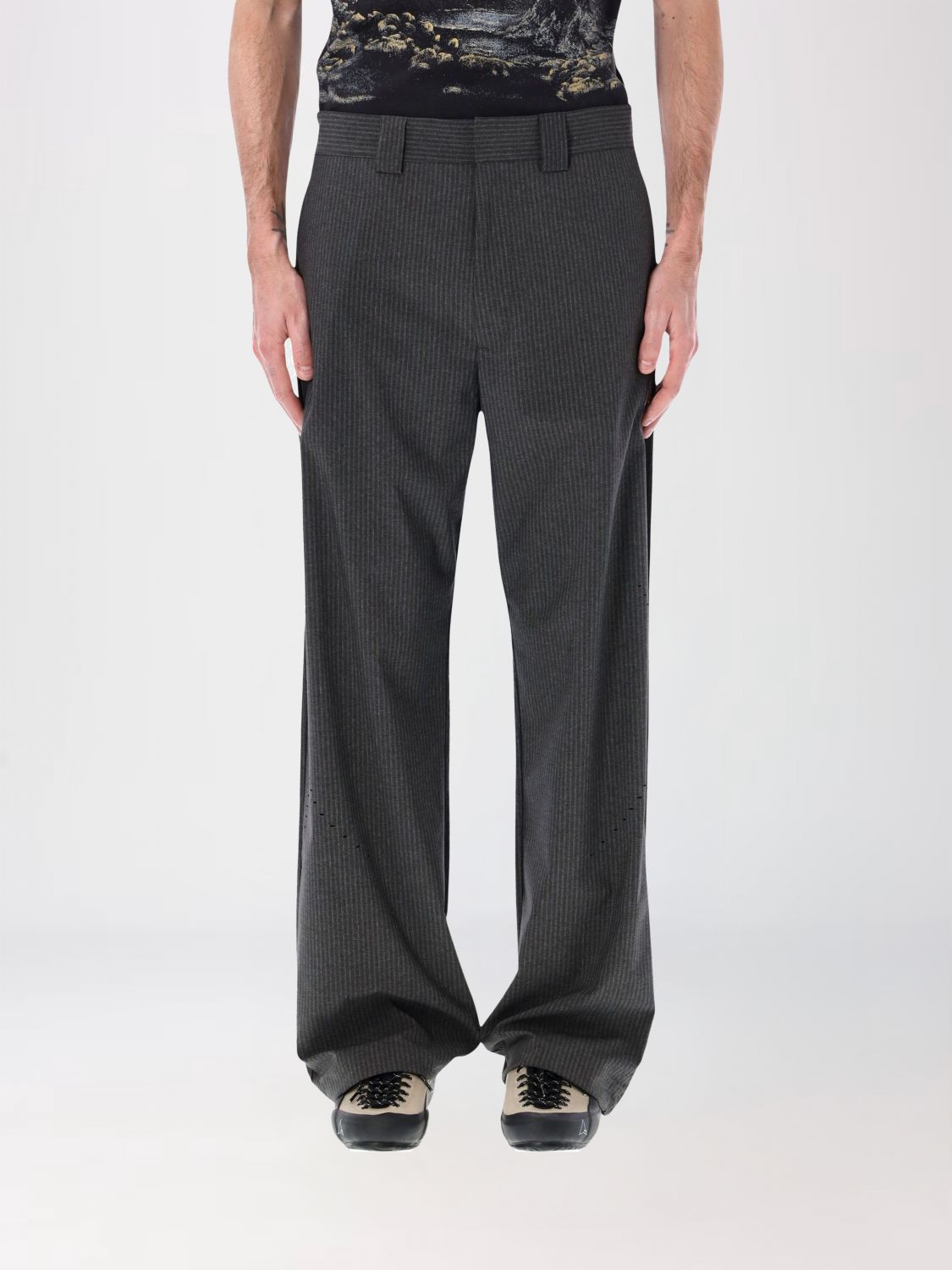 Pants Men color Black