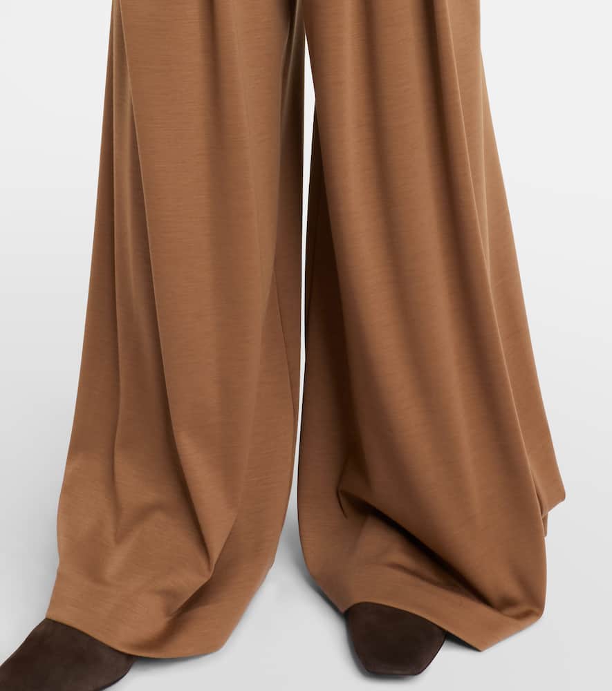 Cocco virgin wool wide-leg pants