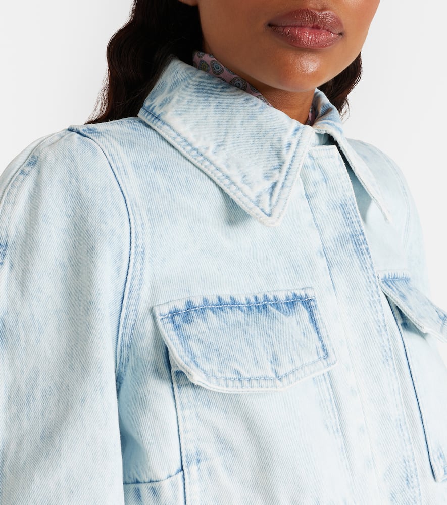 Cropped denim jacket