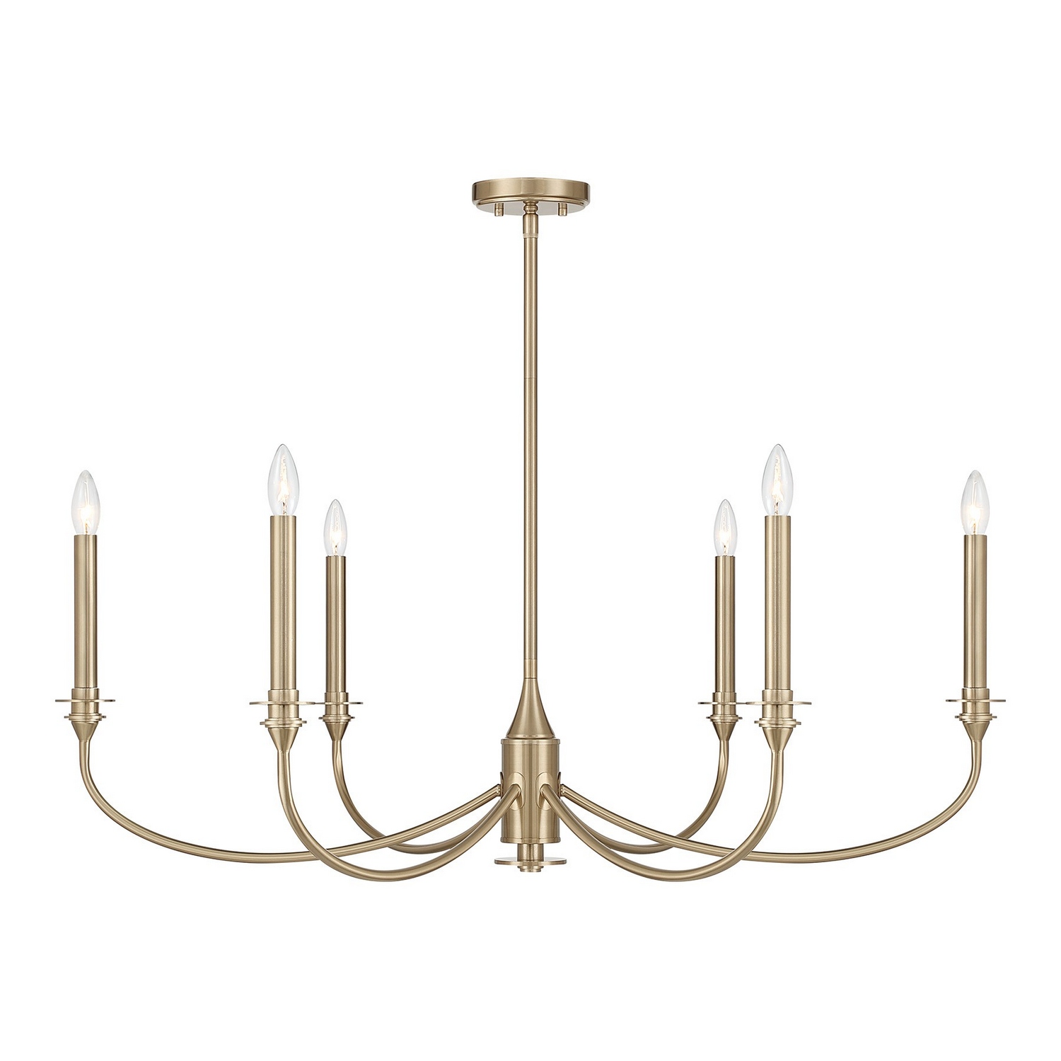 Coventry 6-Light Chandelier in Noble Bra