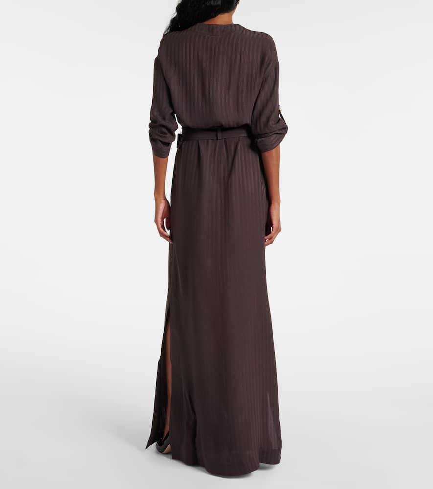 Tom Ford Striped belted shirt dress