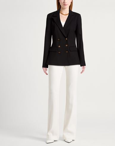 Woman Blazer Black Size M Viscose, Polyamide, Elastane