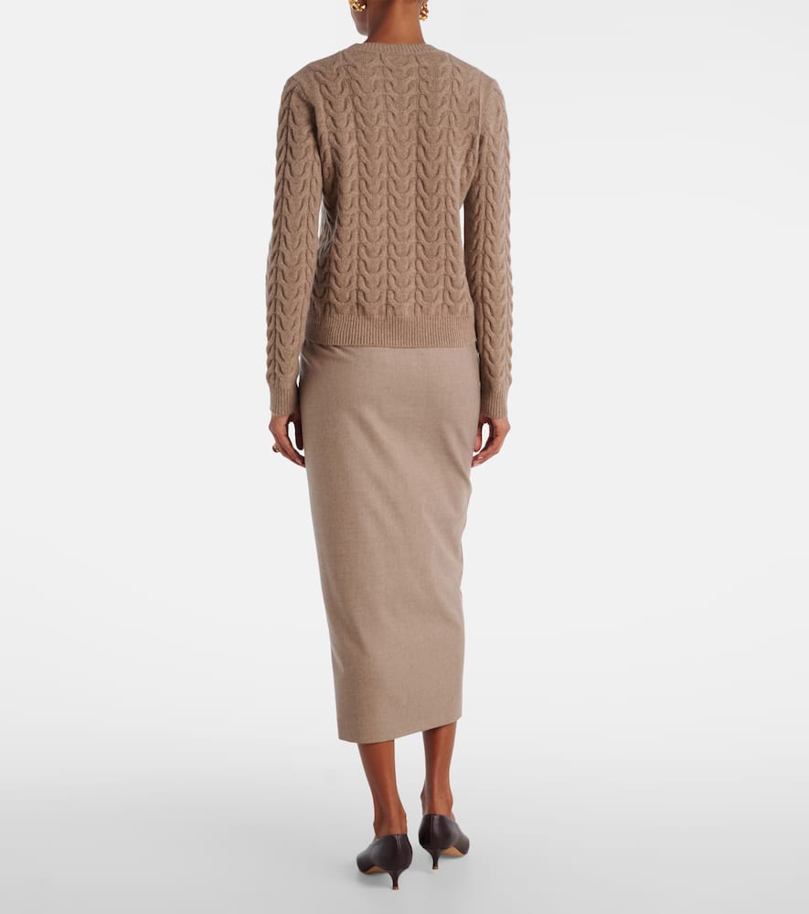 Aramis cable-knit cashmere sweater