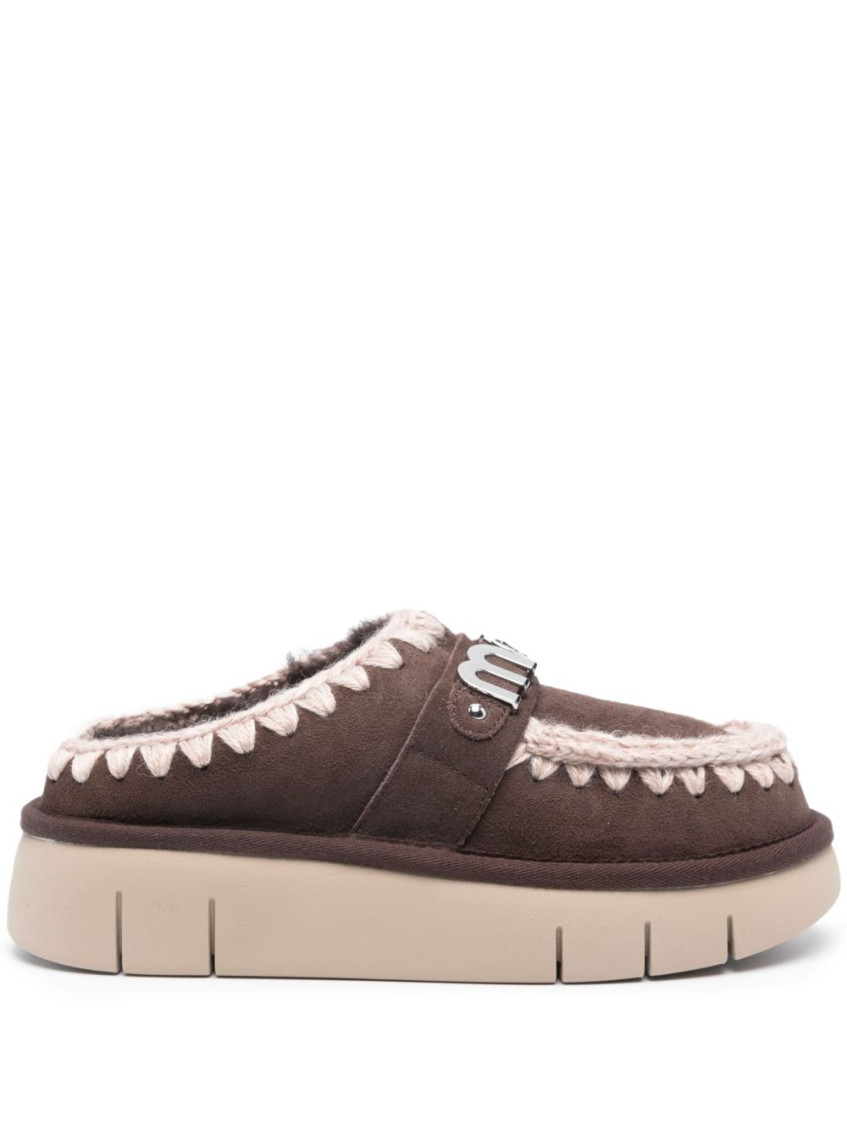 Brown Bounce Mules