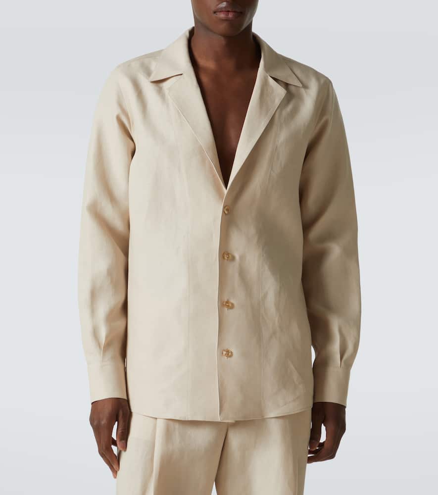 Linen overshirt
