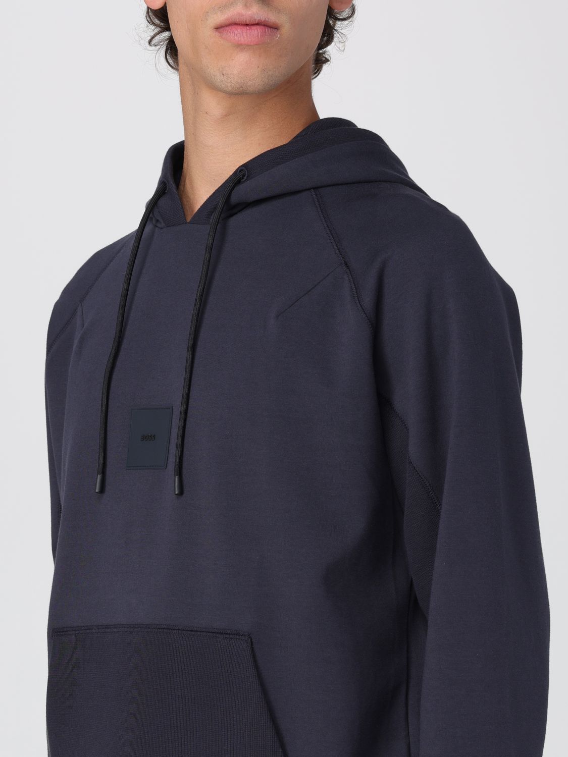 Sweatshirt BOSS Men color Blue