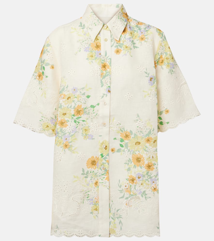 Alémais Juliette floral linen shirt