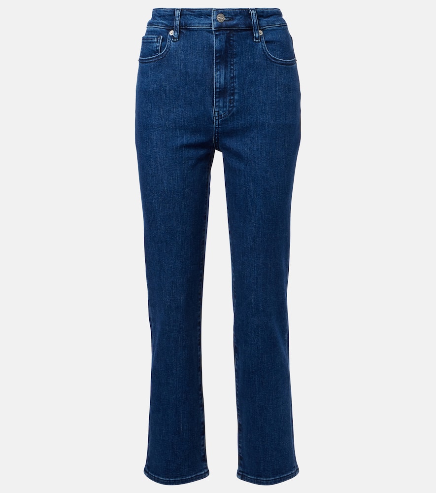 Icon mid-rise flared jeans
