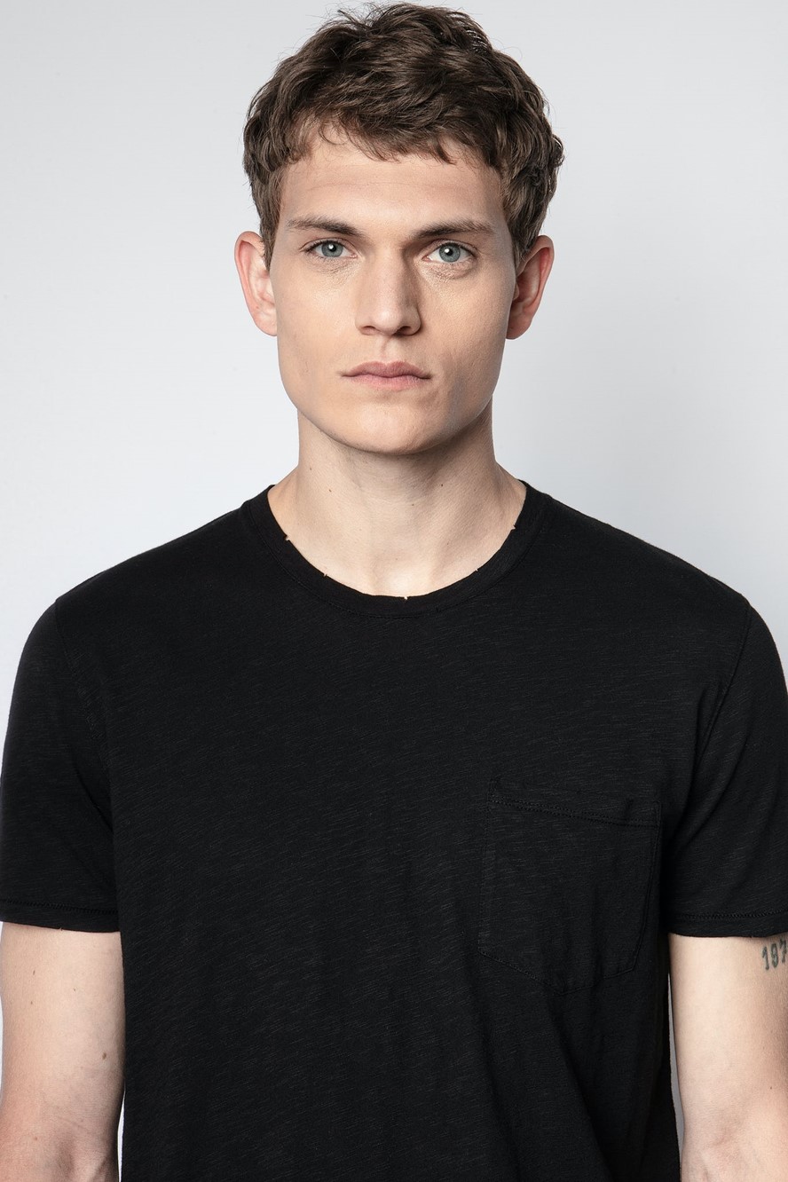 Distressed burnout T-shirt - White