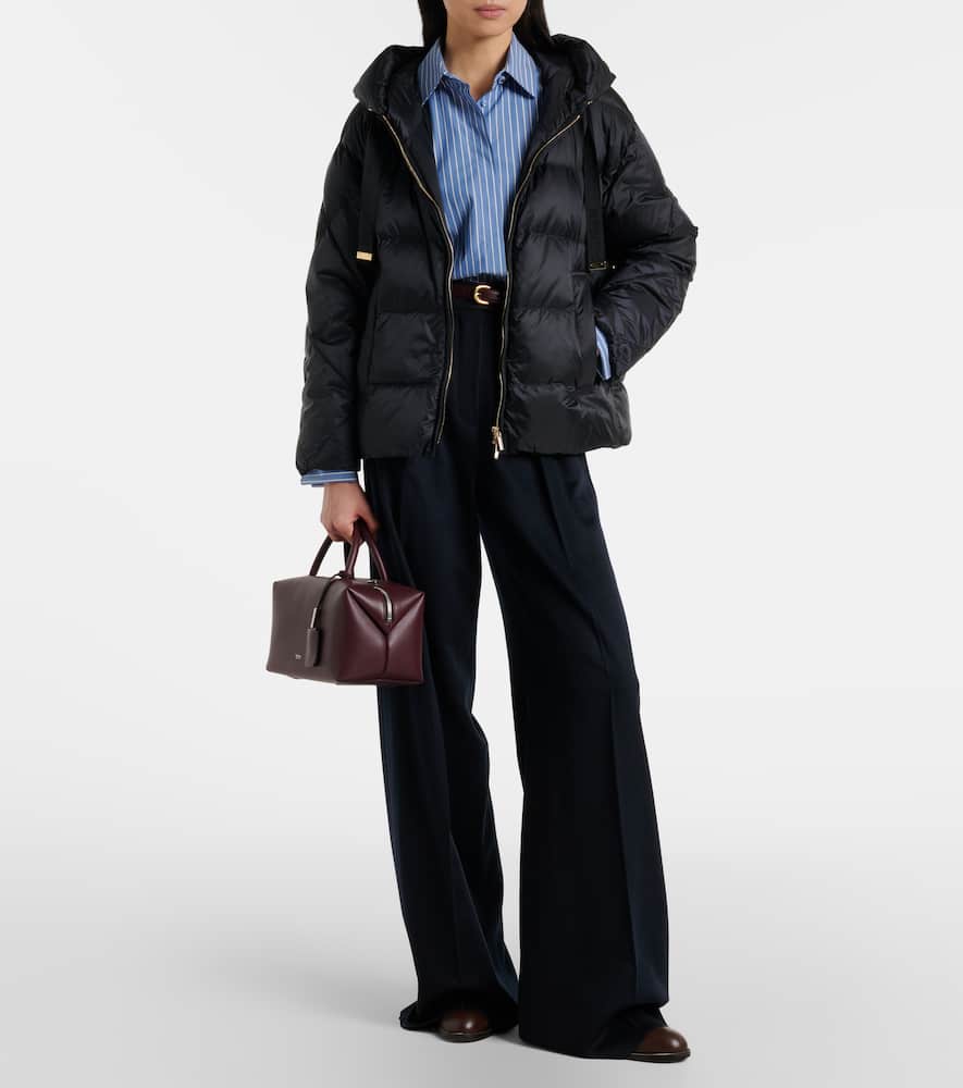Cube Line quilted down jacket