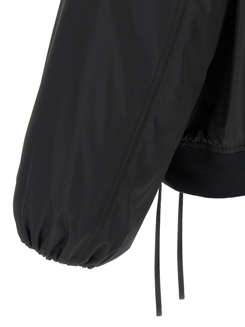 Jil Sander - heritage logo blouson jacket drawstring he