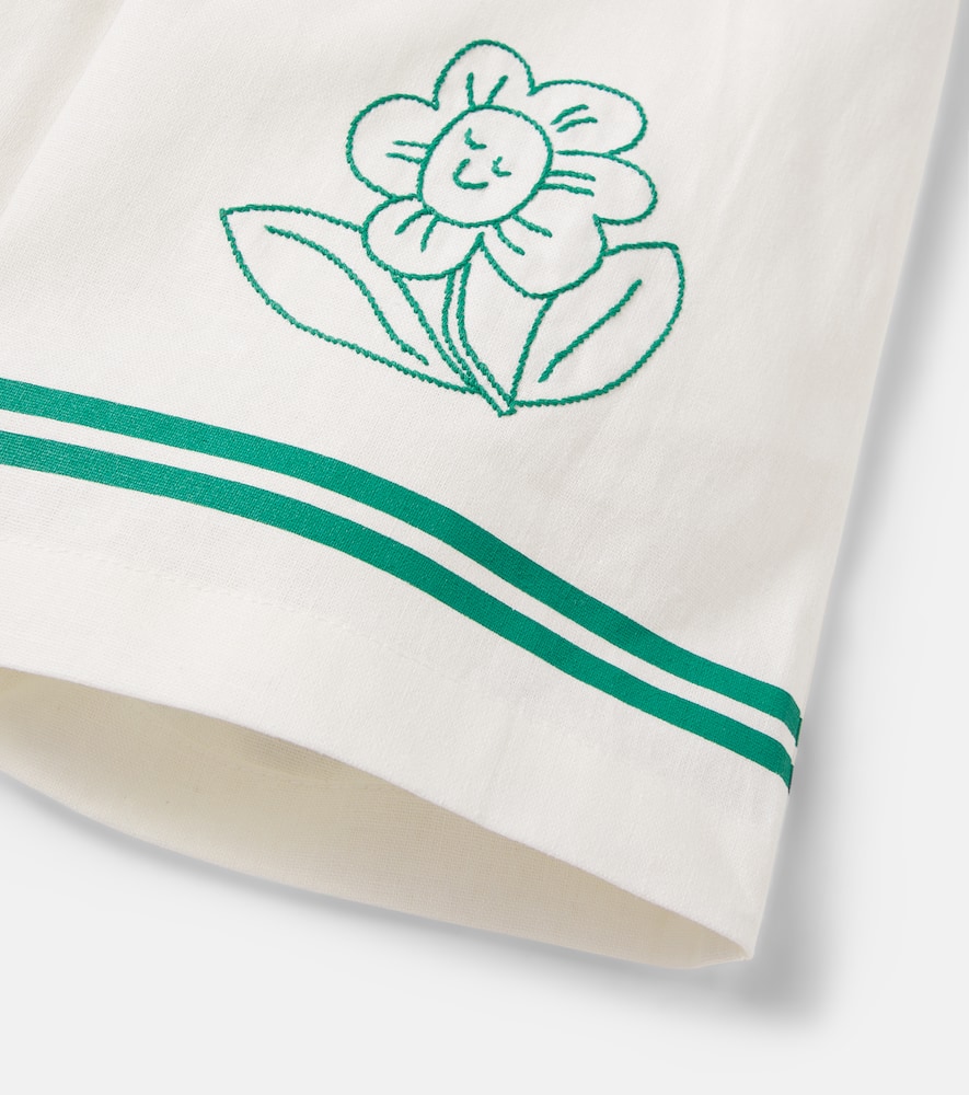 Daisies linen shorts