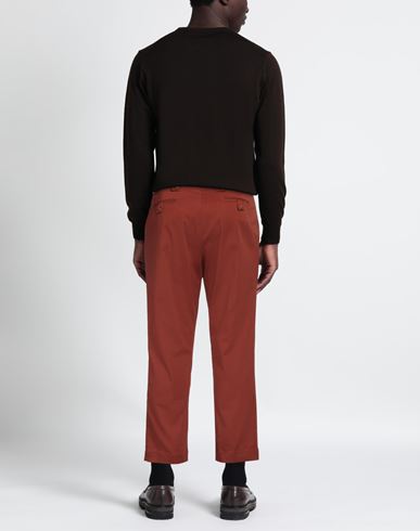 Man Pants Rust Size 30 Cotton, Linen