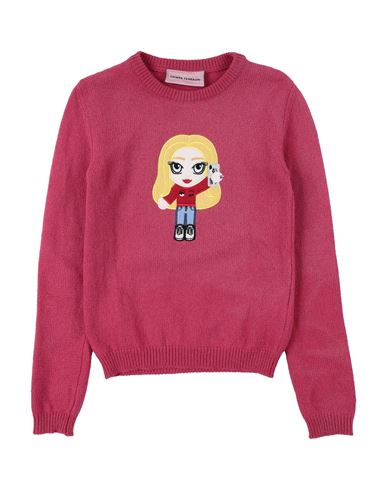 Chiara Ferragni Kid Girl Sweater Fuchsia Size 13 Merino Wool, Cashmere