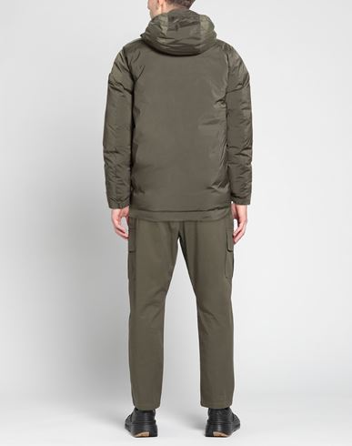 Yosuke Aizawa Man Puffer Military green Size S Polyester, Elastane, Polyamide