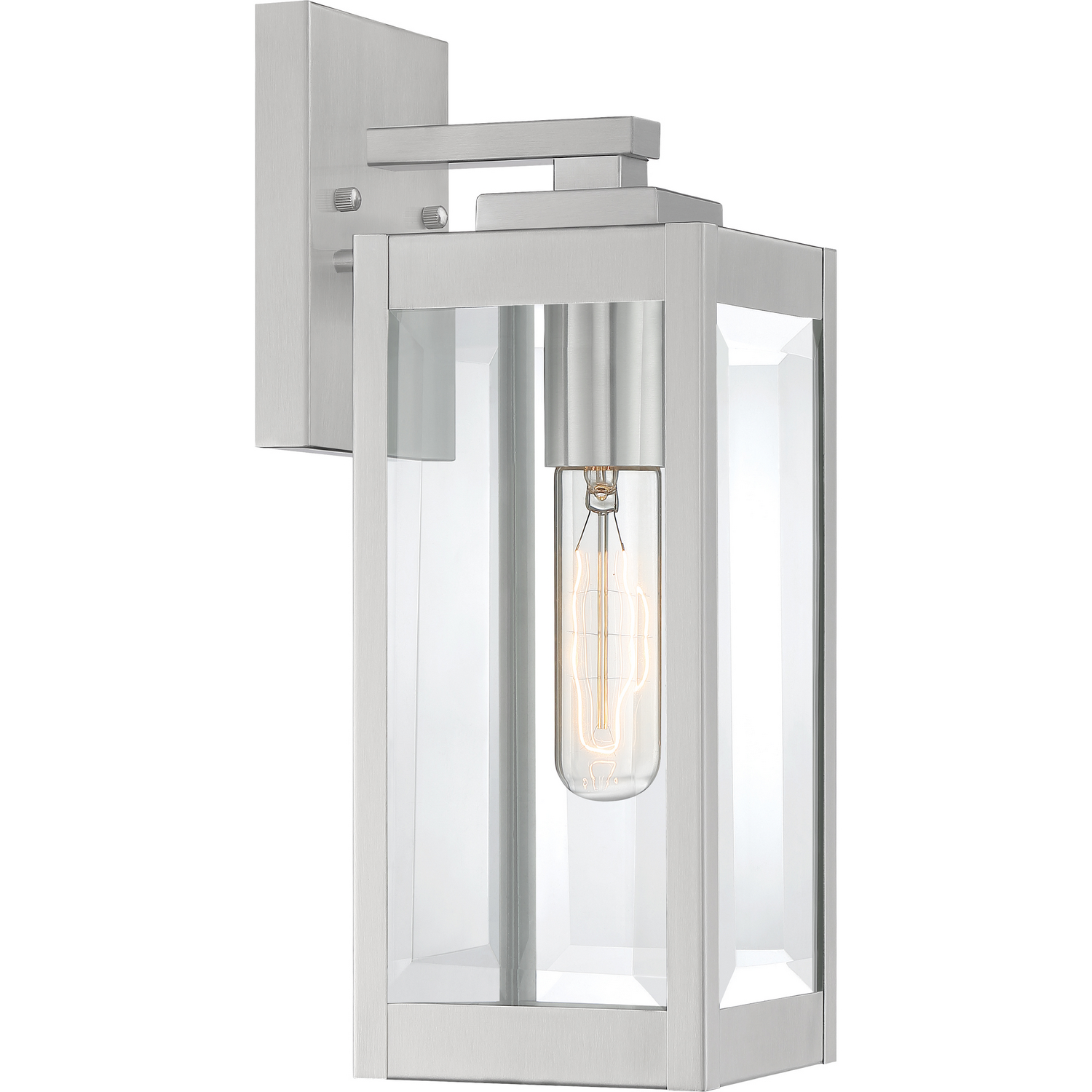 Westover 1-Light Outdoor Lantern in Stainless Stee