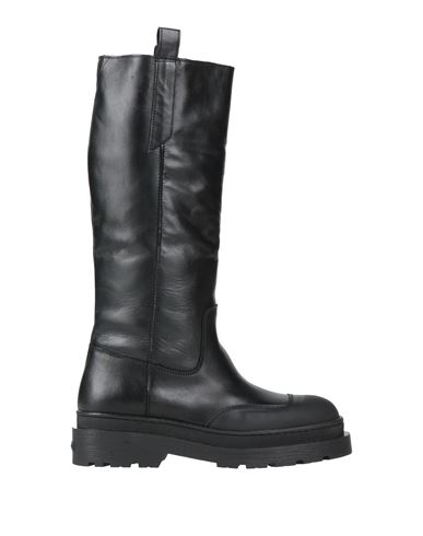 Woman Boot Black Size 9 Leather