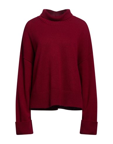 Woman Turtleneck Burgundy Size M Cashmere