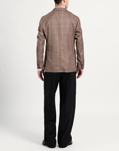 Man Blazer Dark brown Size 40 Super 110s Wool
