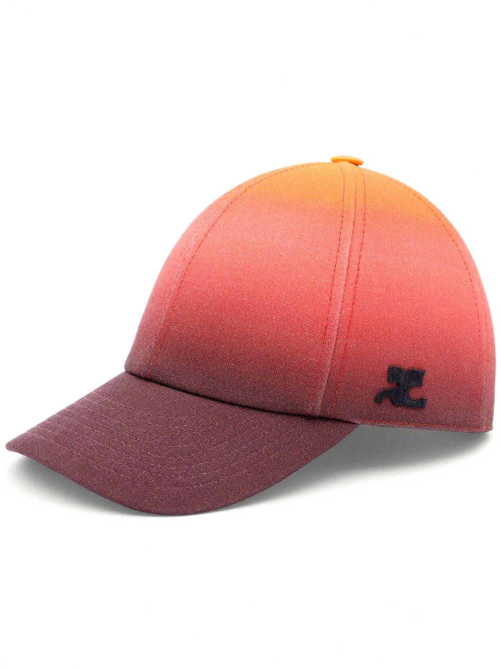 Gradient-effect cotton cap - Multicolour