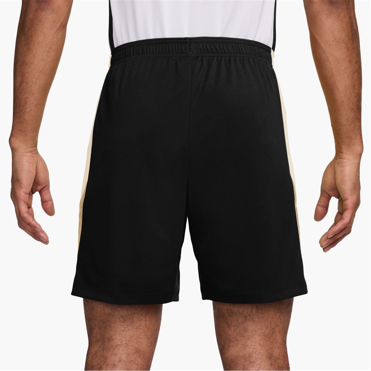 Nike Mens Football Shorts Adults in Black/Gold - X-Sma
