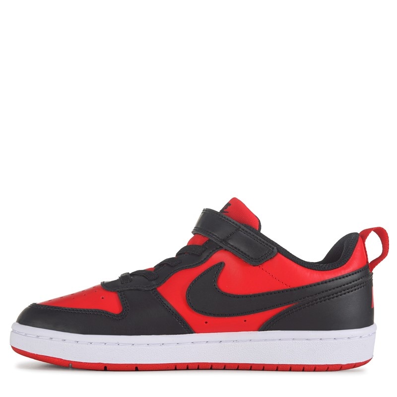 Kids' Court Borough Recraft Low Top Sneaker Little Kid Shoes (Black/Red)