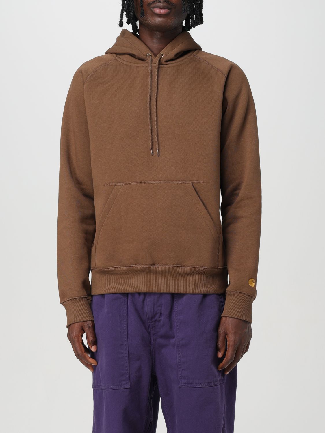 Sweatshirt Men color Brown