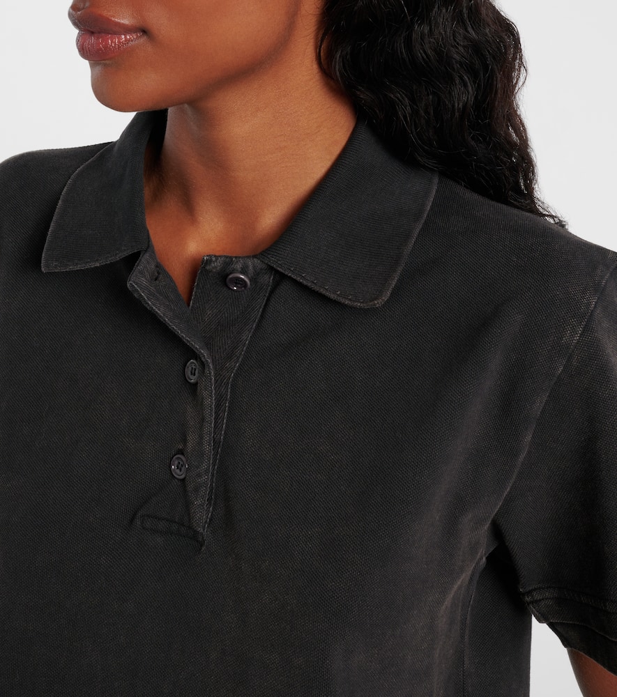 Cotton piqué polo shirt