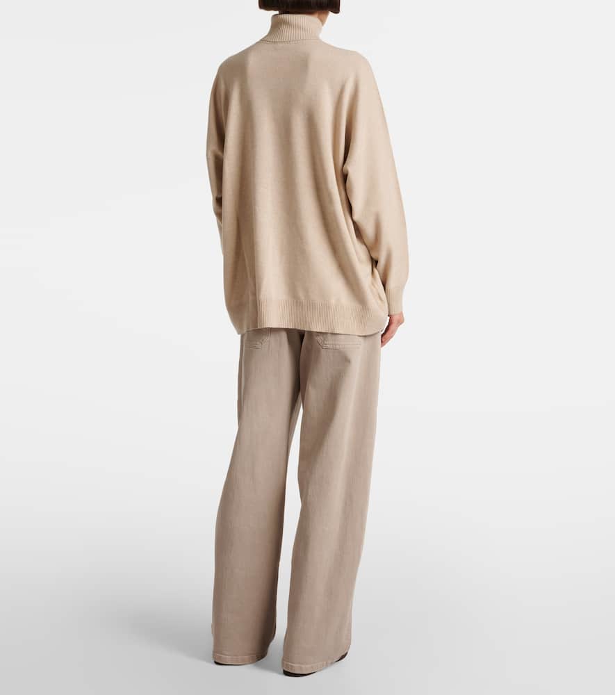 Wool, cashmere, and silk sweater