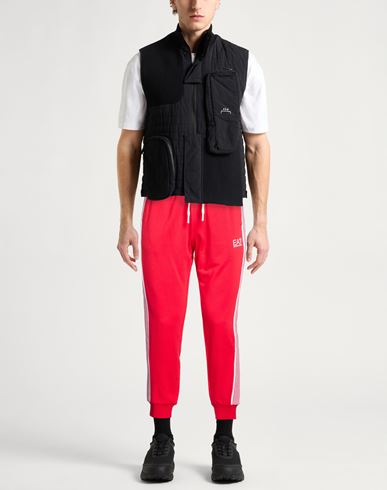 Man Pants Red Size XXXL Cotton, Polyester, Elastane