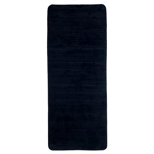"Memory Foam Striped Extra-Long Bath Mat