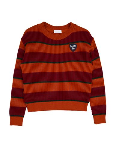 Gaudì Kid Boy Sweater Rust Size 12 Acrylic
