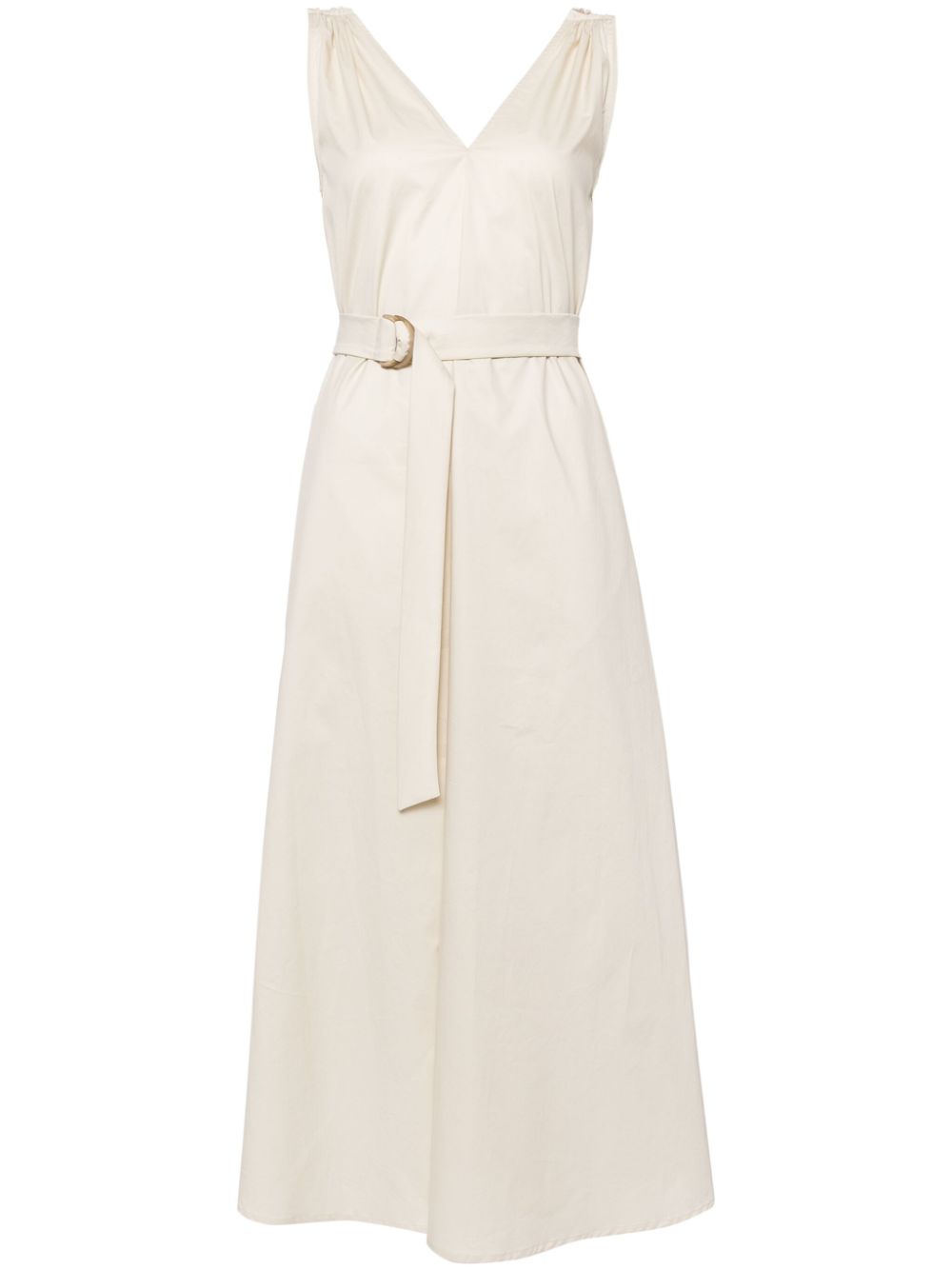 Elba midi dress - Neutrals
