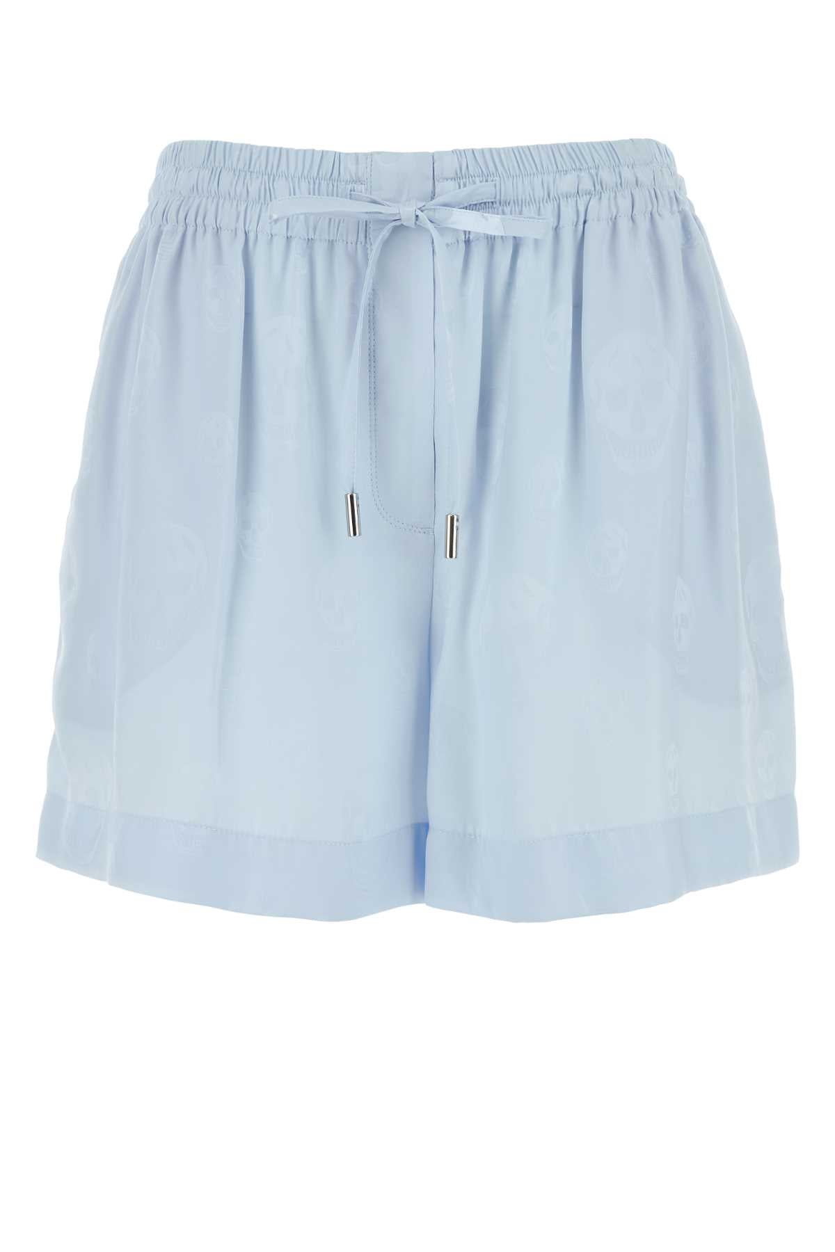 Jacquard Bermuda Shorts — Blue