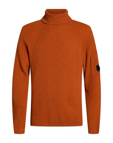 C. p. Company Man Turtleneck Rust Size 3XL Wool, Polyamide