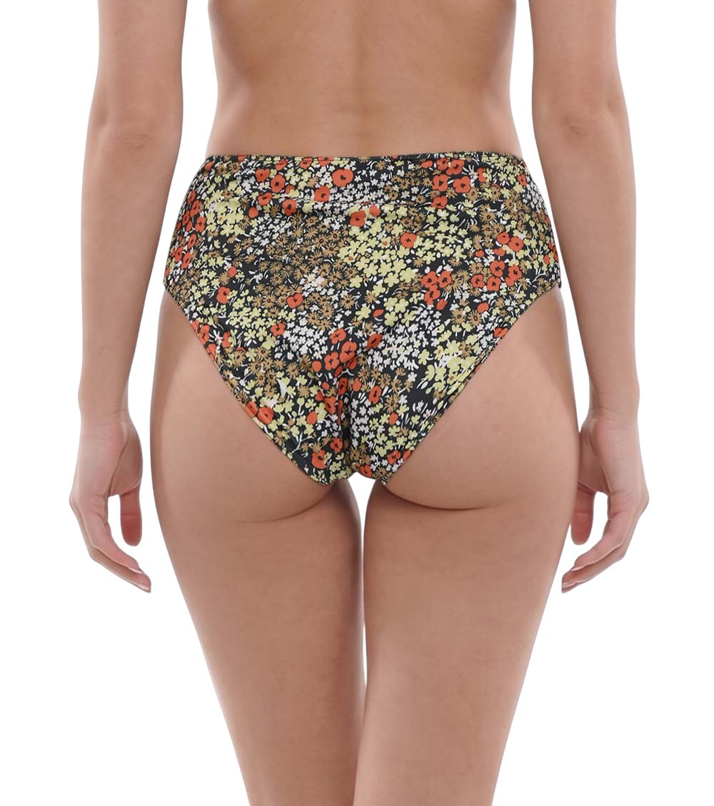 Multicolor Floral Bikini Bottom Swimwear