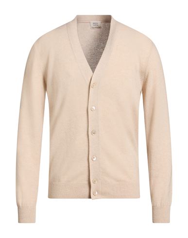 Selezione Man Cardigan Beige Size M Cashmere