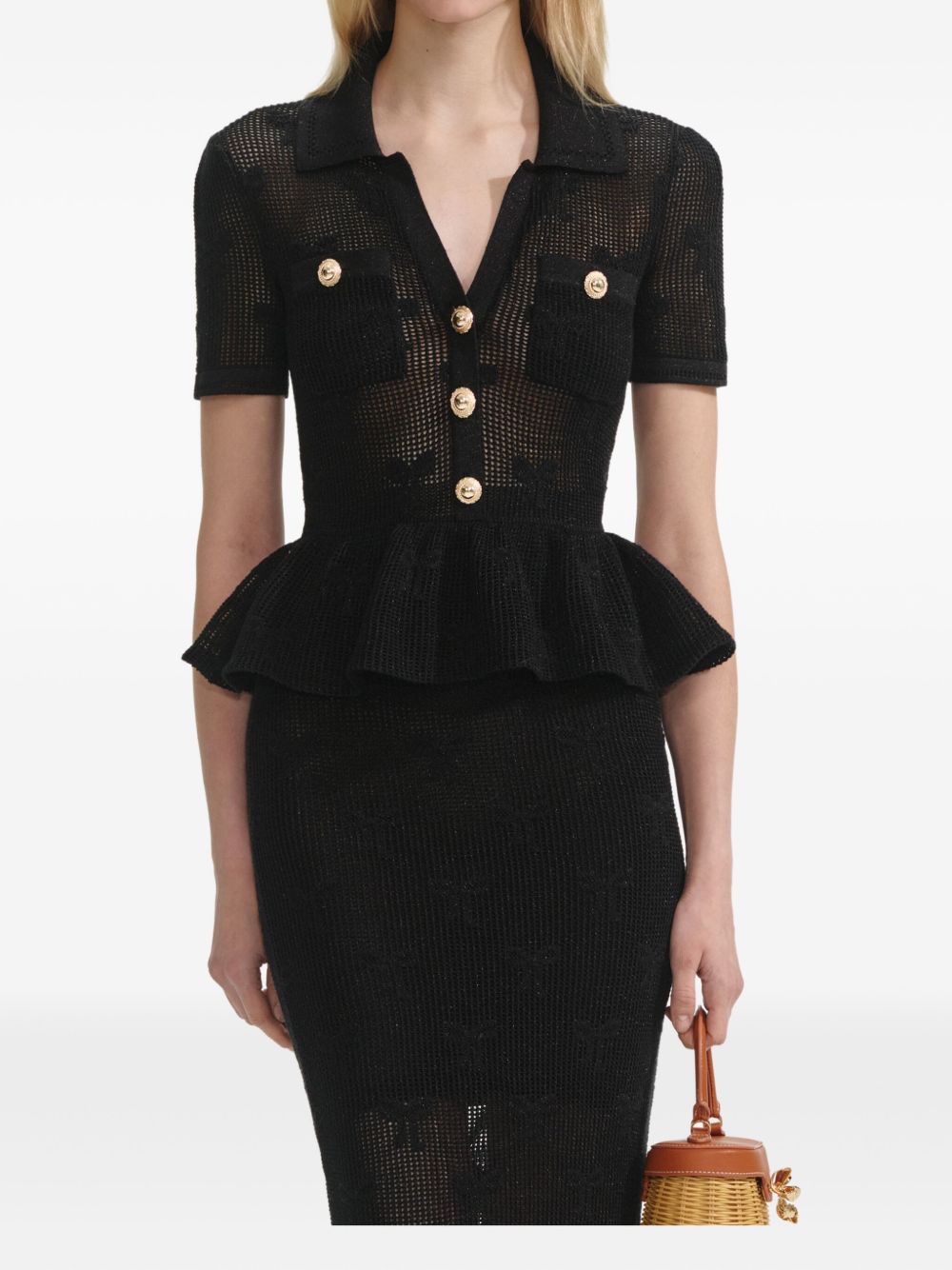 Crochet dress - Black