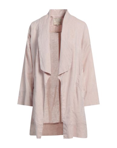 Woman Overcoat & Trench Coat Beige Size 6 Linen, Cotton