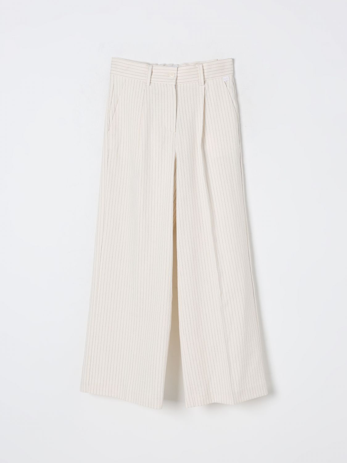 Striped trousers - Neutrals