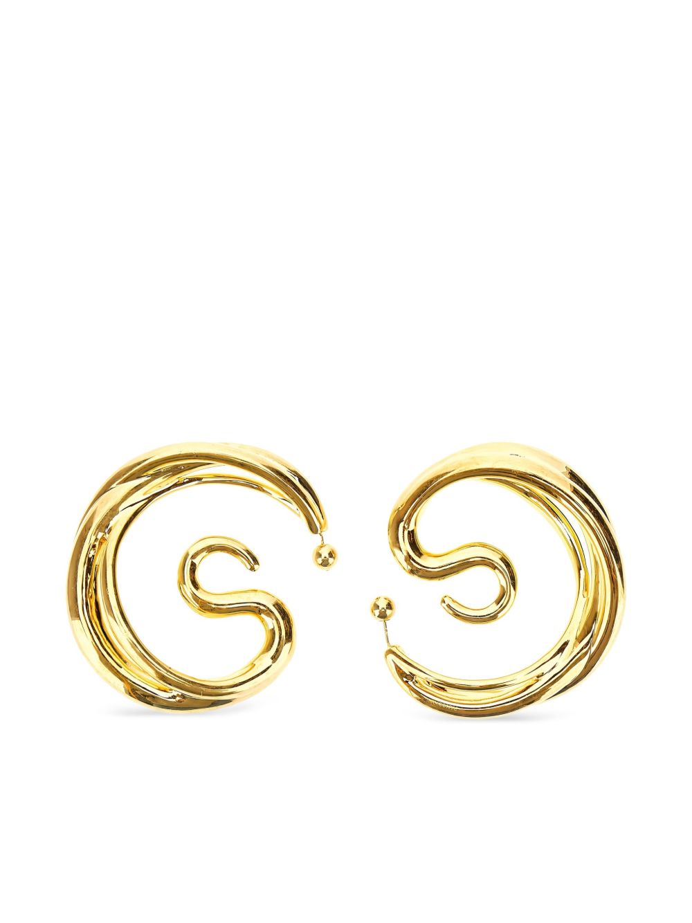 Panconesi large Triptych earrings - Gold