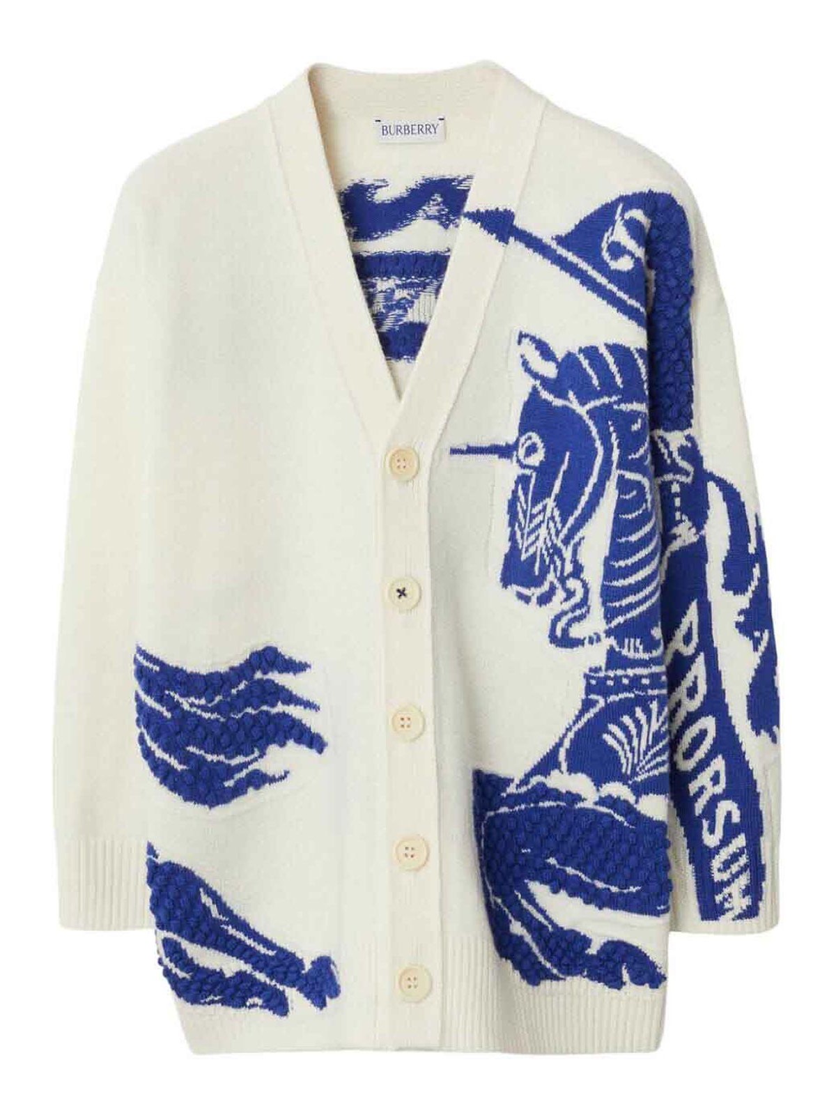 White cardigan