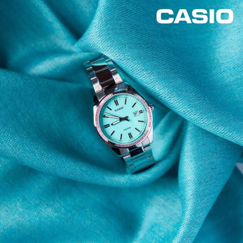Casio 백화점AS 카시오 티파니 블루 MTP-1302PD-2A2VDF 클래식 데일리 메탈시계 남여공용 손목시계 지코스모 공식수입