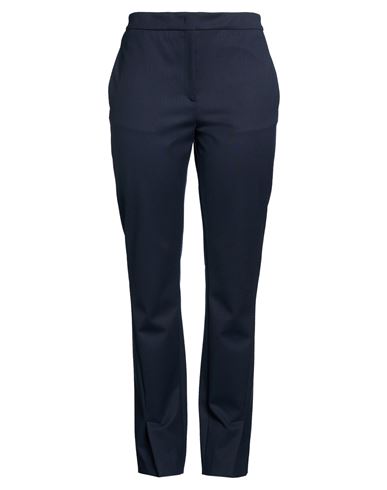 Woman Pants Midnight blue Size 12 Virgin Wool, Polyamide, Elastane