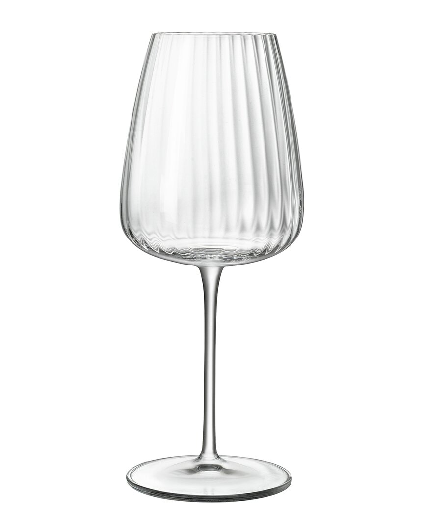 Luigi Bormioli Optica 18.5Oz Chardonnay White Wine Glasses (Set Of 4)