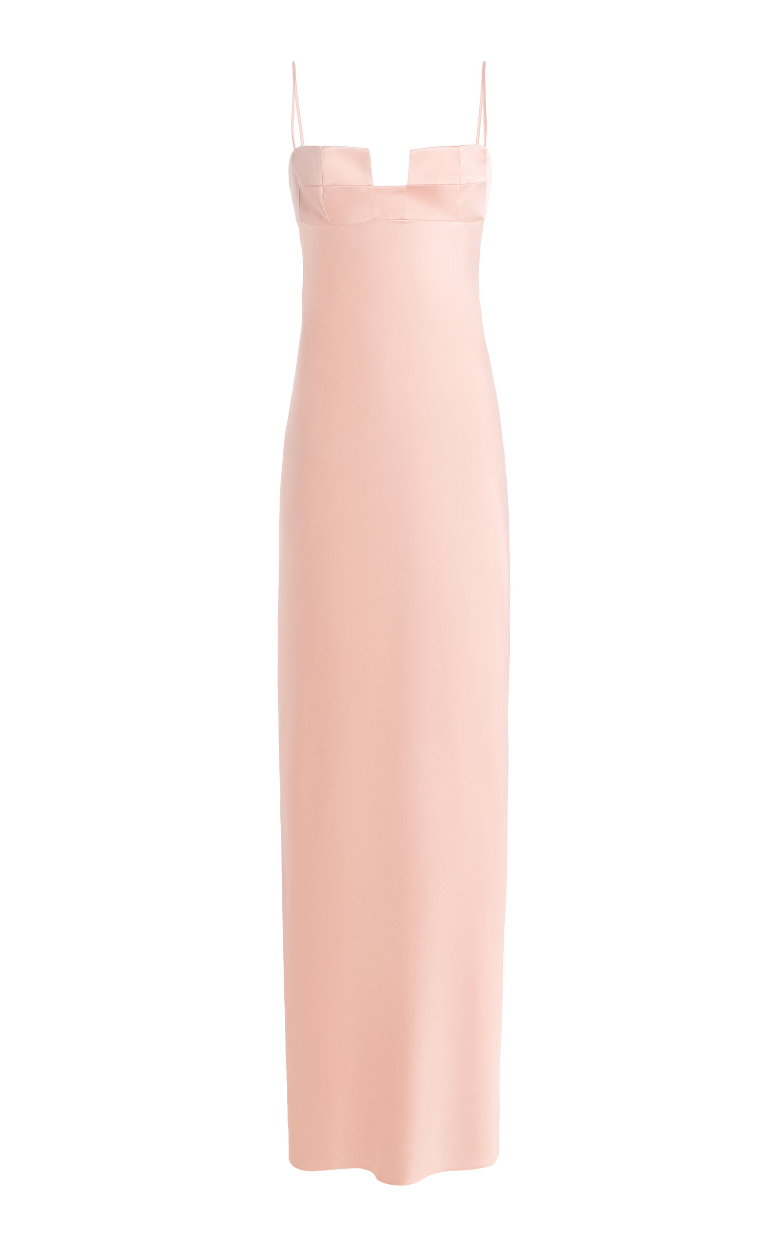 Exclusive Square Bra Satin Maxi Dress - Moda Operandi