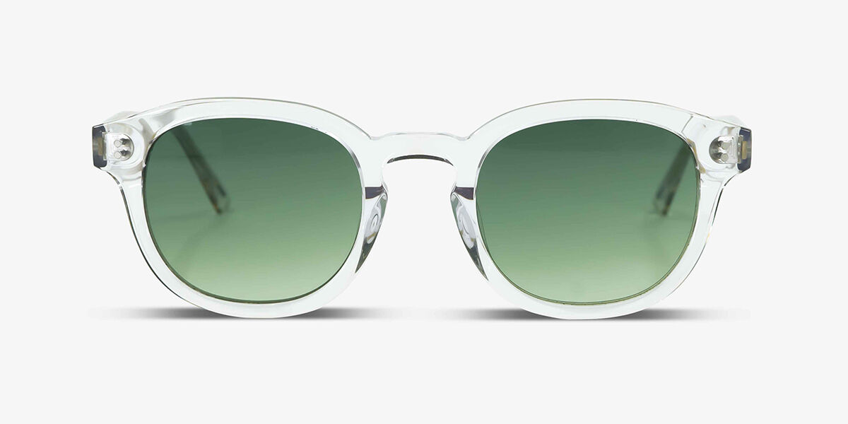 Messy Weekend BILLE Crystal Green Men's Sunglasses Clear Size 49